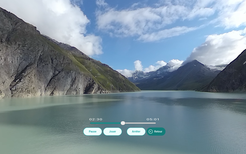 E-xauce vidéo 4k 360° Patrimoine Suisse Aventicum