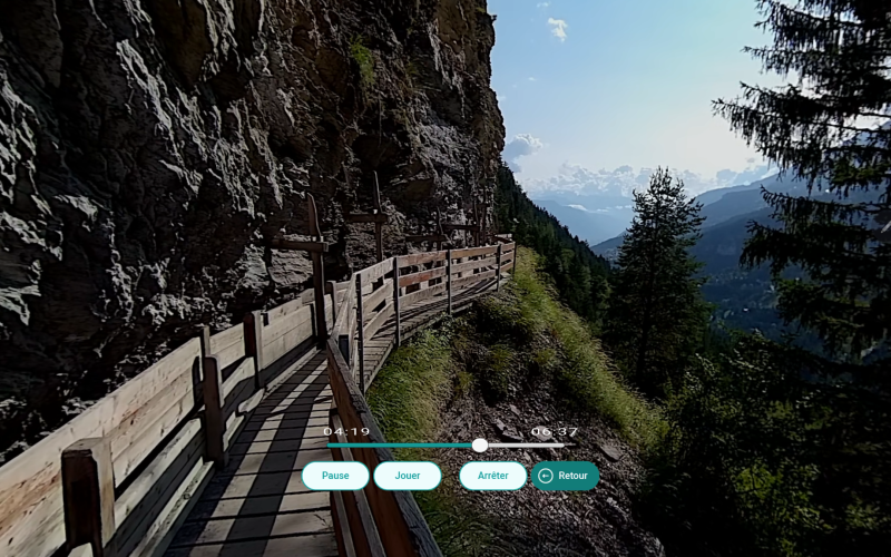 E-xauce vidéo 4k 360° Patrimoine Suisse Bisse Torrent-Neuf