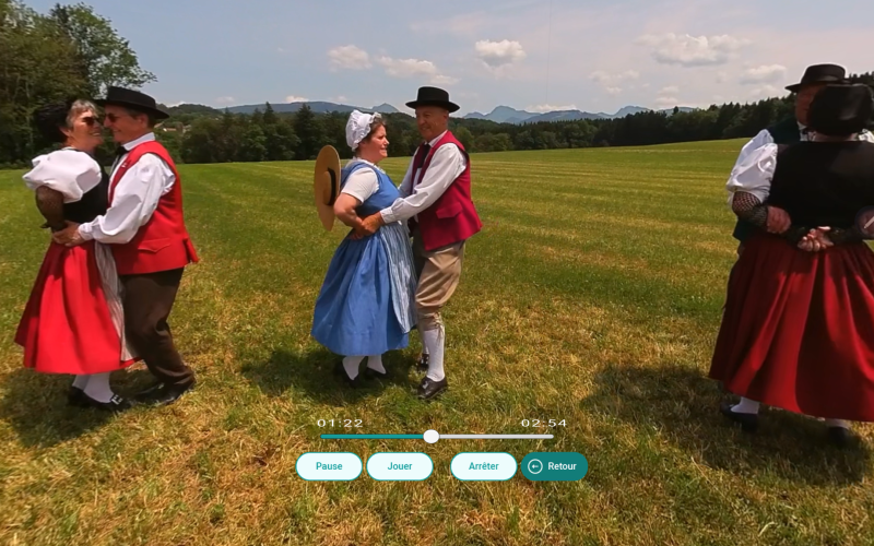 E-xauce vidéo 4k 360° Patrimoine Suisse Danse Vaudoise